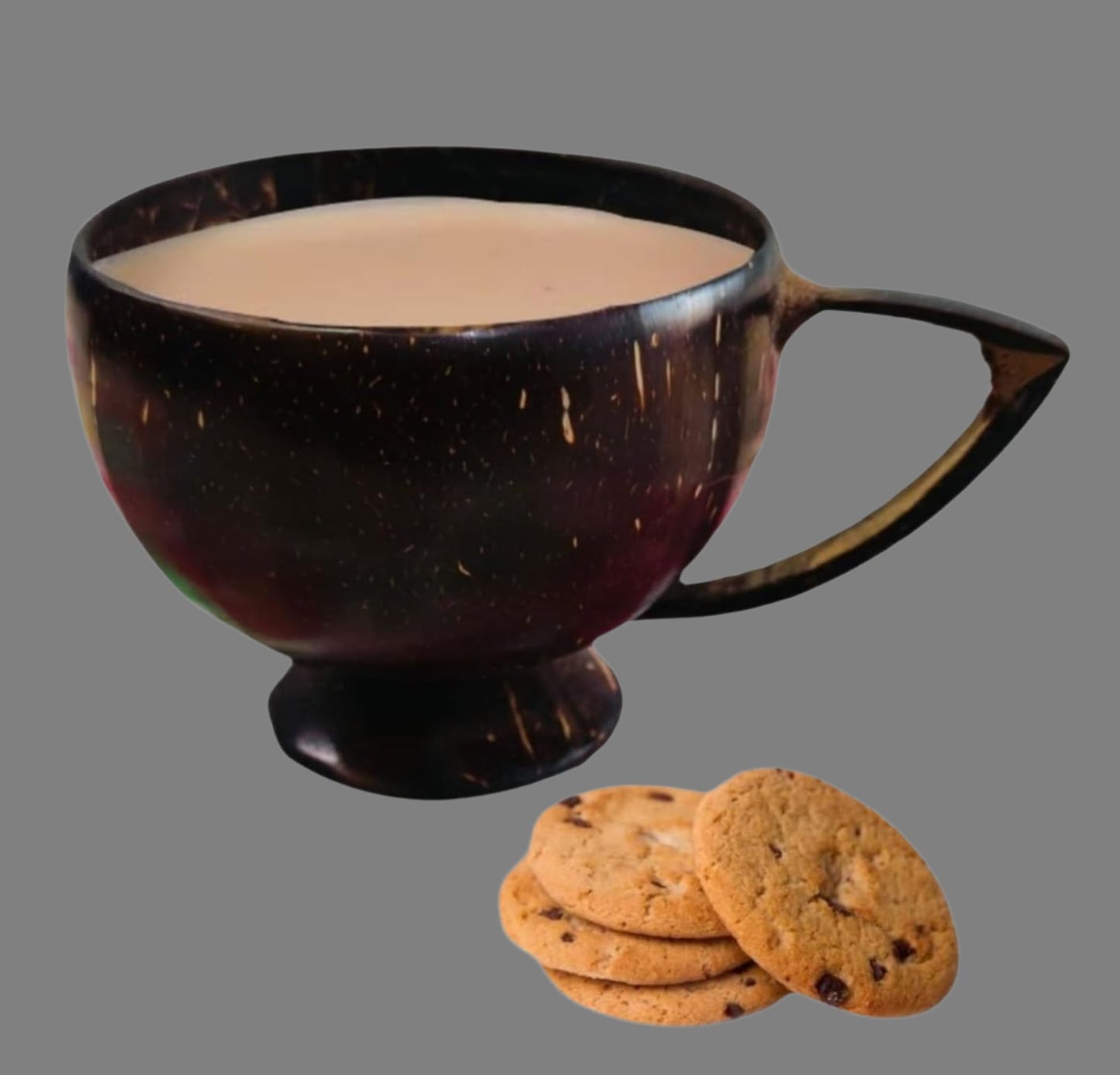 Handmade Coconut Shell Coffee and Tea Cup Natural and Ecofriendly Cups Pack of 1
