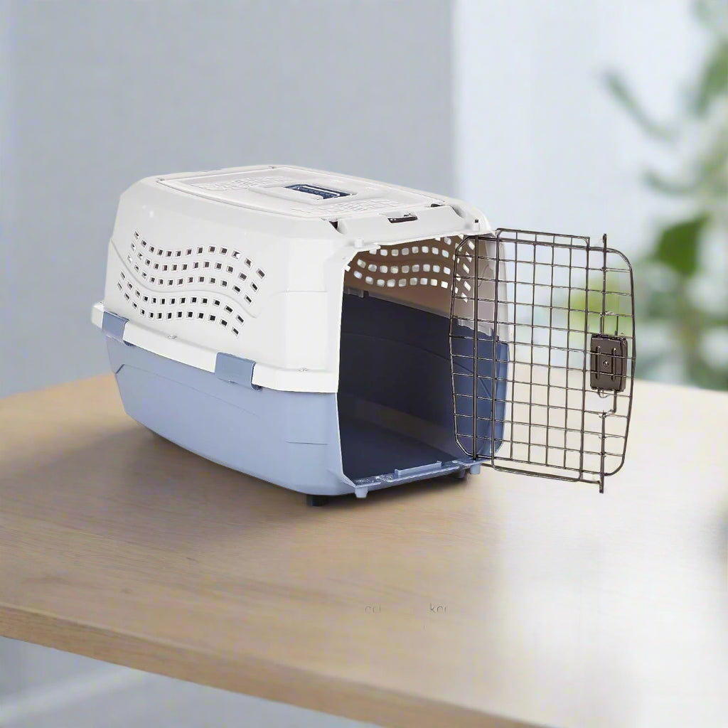 FP Two Door Top Load Pet Carrier, Small Size |19-inch | Portable Airline Pet Carrier for Cats, Puppies and Kitten | Small