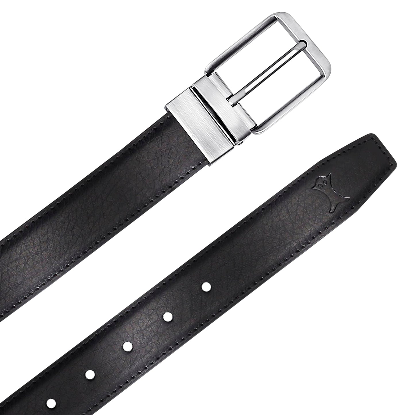 FPS Reversible Pu-Leather Formal Belt For Men(Color-Black/Brown 46 inches length|| Waist upto -40 inches) FPS