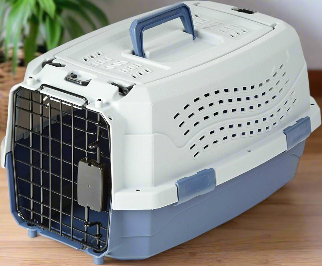 FP Two Door Top Load Pet Carrier, Small Size |19-inch | Portable Airline Pet Carrier for Cats, Puppies and Kitten | Small