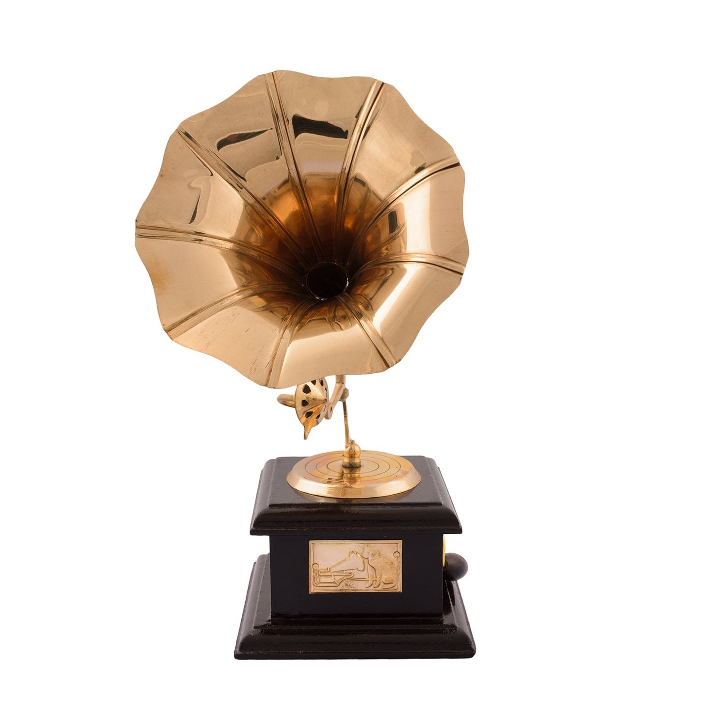 Antique Music Decorative Canon Brass Showpiece (10 cm x 10 cm x 23.75 cm, Red and Brown)
