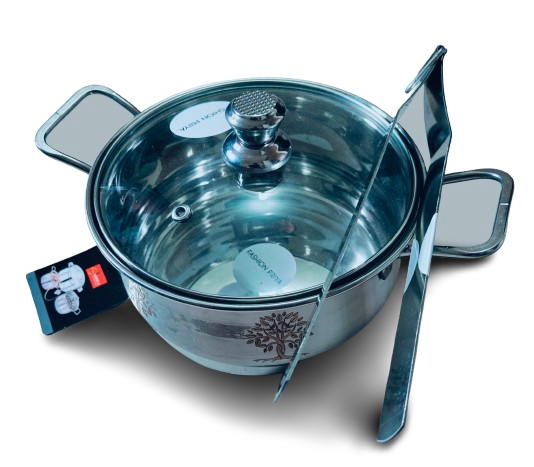 Premium Stainless Steel Casserole with Free Chimta – Induction compatible Serve ware