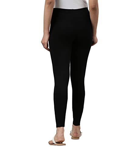 FP Womens Slim Fit Cotton Ankle Length Leggings - Tall (Black_S)