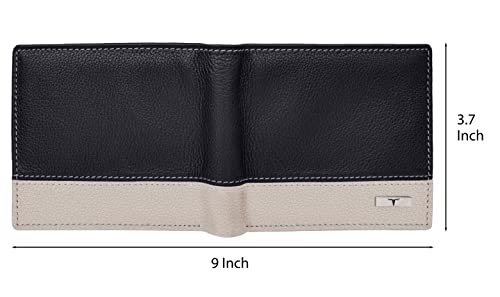 FP Seattle Black/Sand Leather Wallet for Men
