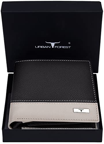 FP Seattle Black/Sand Leather Wallet for Men