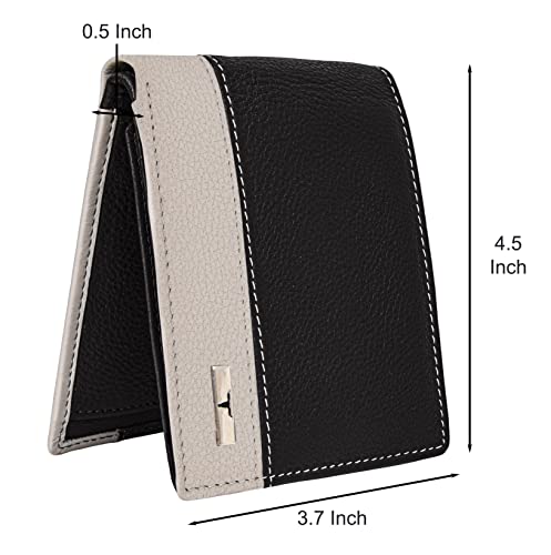 FP Seattle Black/Sand Leather Wallet for Men