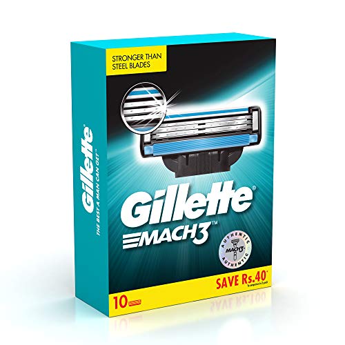 Shaving 3-Bladed Cartridges, Pack Of 10, Men