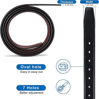 FPS Reversible Pu-Leather Formal Belt For Men(Color-Black/Brown 46 inches length|| Waist upto -40 inches) FPS