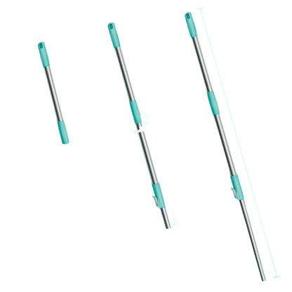 FP  Prime Stainless Steel Wringer Spin Mop with Big Wheel, Puller Handle, Bucket Floor Cleaning and Mopping System 360° Flexible,2 Microfiber Refills, Big Size, Aqua Green