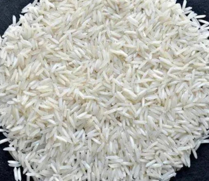 Smriti Food Premium Basmati Rice – Long Grain, Aged for Rich Aroma & Fluffy Texture | 50kg Export Pack