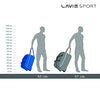 Lavie Sport Lino M Duffle Wheeler Bag | 2 Wheel Duffle Bag | Duffle Bag with Adjustable Handle