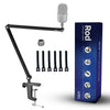 Kreo Rod mic stand boom arm stand for microphone mic arm stand for condenser mic microphone stand for recording studio mic holder for podcast (Boom Arm)