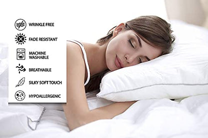 White Cotton Single Bedsheet, 140 cm X 220 cm Without Pillow Cover, Solid, Pack of 1