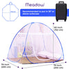 Meadow Mosquito Net for Double Bed | Foldable Machardani for King Size Bed | Strong and Durable Tent | Machhardani for Extra Large Bed